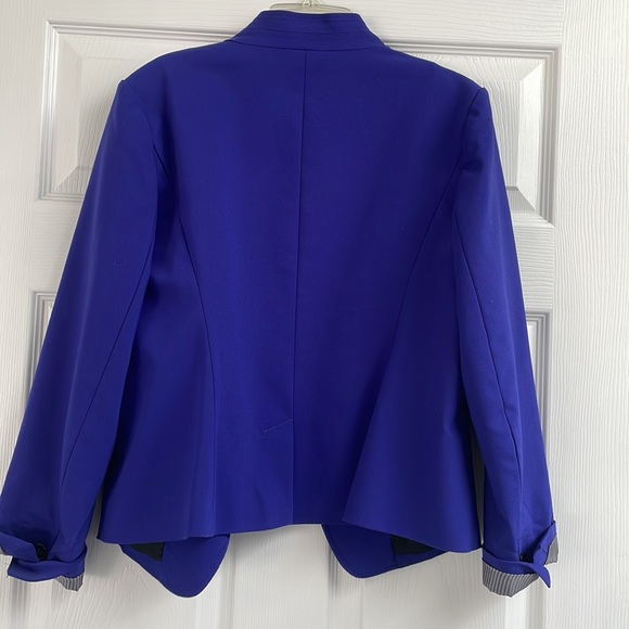 Loft petite blue/purple blazer - Picture 2 of 2